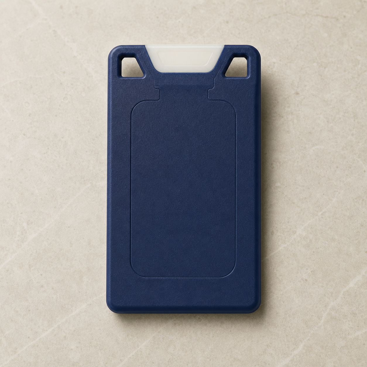 Navy VORO lip balm.